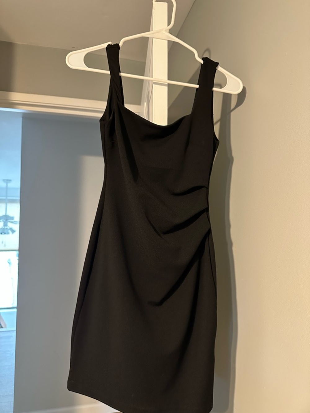 Black mini dress